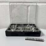 242017 8mm Metallic Silver effect Price Cube Kit (260 Pieces)