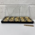 242018 8mm Metallic Gold Effect Price Cube Kit (640 Pieces)