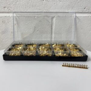 242018 8mm Metallic Gold Effect Price Cube Kit (640 Pieces)