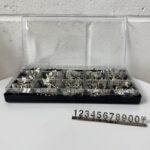 242024 14mm Metallic Silver Effect Price Cube Kit (260 Pieces)