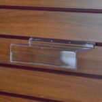156715 Slatwall Shelf with Price Strip 250mm