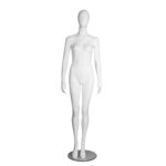 204105 Jodie Matt White Egghead Straight Arms