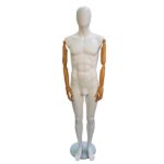 205235 Articulated Fibreglass Male Mannequin