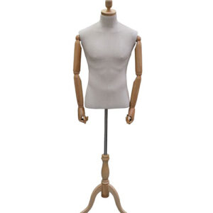 205285 Articulated Male Tailors Dummy Light Wood