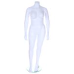 205465 White Headless Female Mannequin Curvy