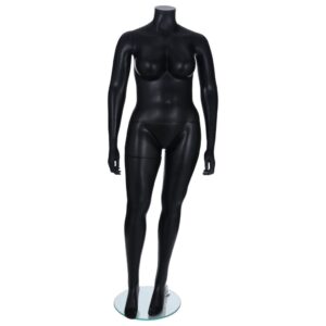 205470 Black Headless Female Mannequin Curvy