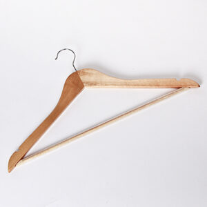 255110 Wooden Wishbone Hanger Non Slip (100 Pack)