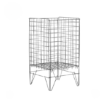 310146 Dump Basket 16 Inch Black Fold Flat