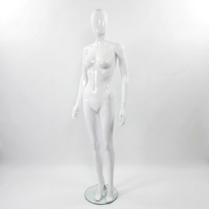 Gloss White Abstract Female (Arms at Side) (1)