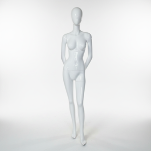 Gloss White Abstract Female (Leg Forward) (2)
