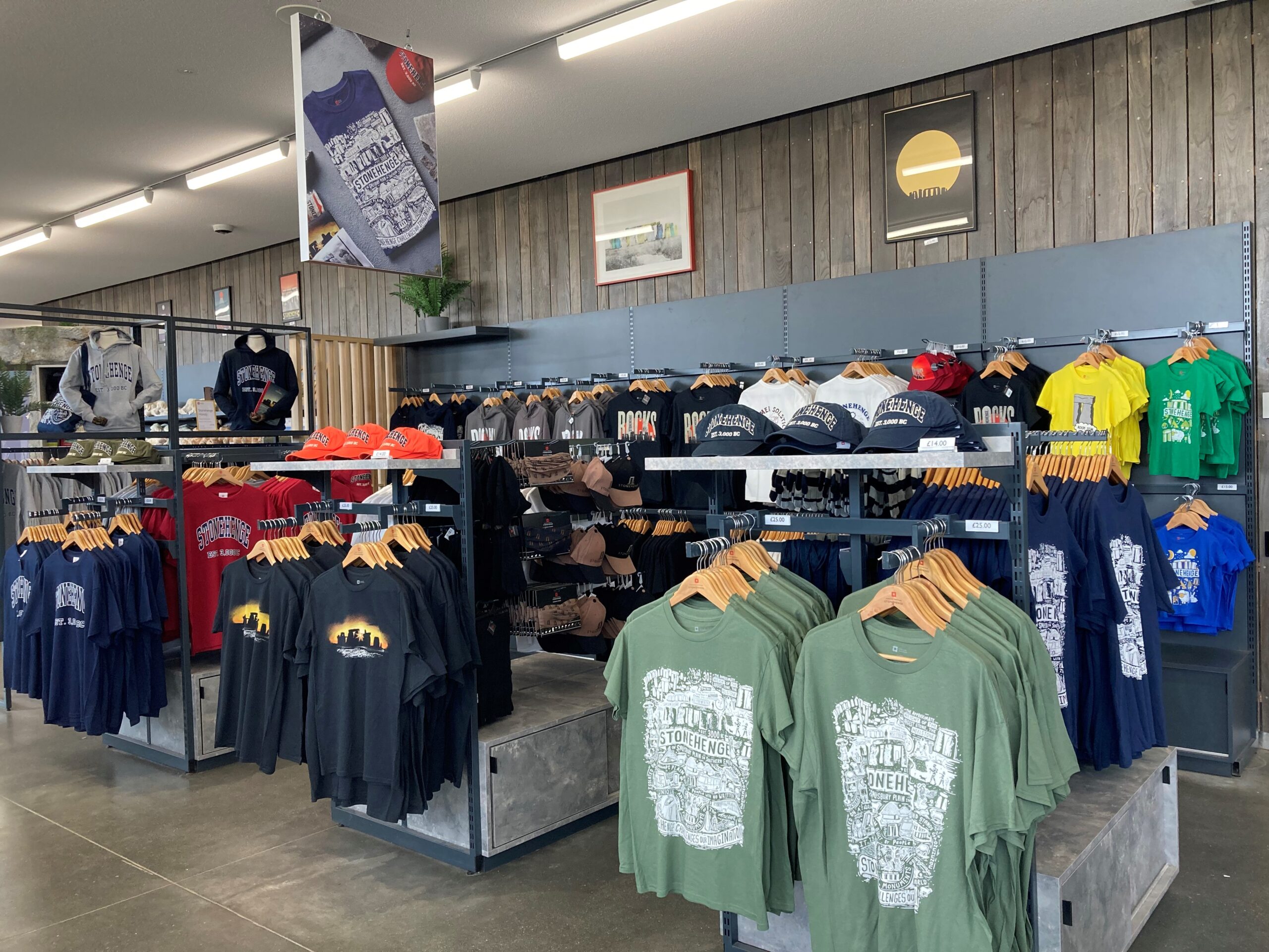Stonehenge T Shirt Zone Shop Displays