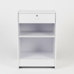 390845 White wooden till unit