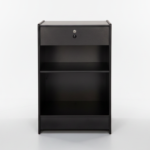 Black Wooden Till Unit