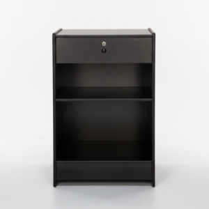 Black Wooden Till Unit