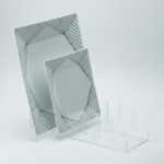 Clear Acrylic Plate Display Rack