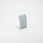 White Leatherette Earring Stand 60mm