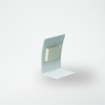 White Leatherette Earring Stand 60mmm