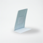 White Leatherette Earring Stand 90mm (2)