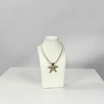 White Leatherette Necklace Busts (3)