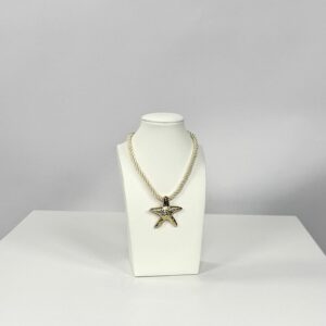 White Leatherette Necklace Busts (3)