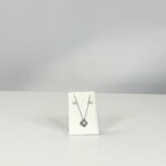 White Leatherette Pendant Stand (4)
