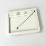 White Leatherette tray (3)