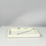 White Leatherette trayy (1)